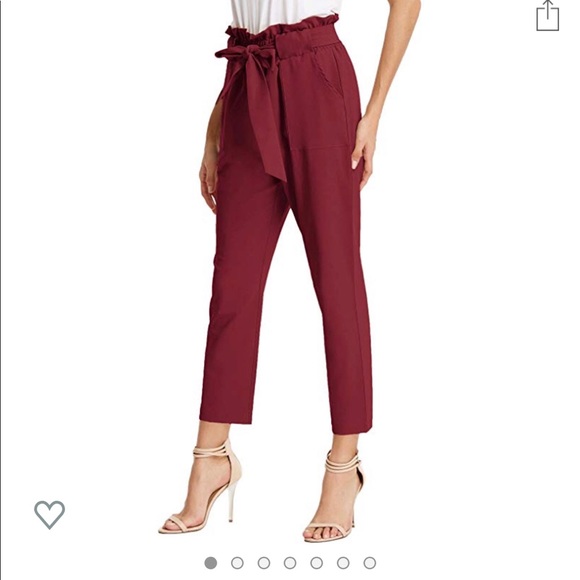 Grace Karin Pants - Grace Karin high waisted paper bag pants